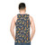 Chub gecko animal print unisex tank top - men back