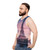 Paris France Eiffel Tower Unisex Tank Top - men side