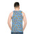 Cute chub gecko pattern unisex tank top - men back