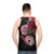 Paradise Corrupt Unisex Glitch Floral Tank Top - men back