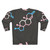 Testosterone chemical bond design on a transgender pride sweatshirt - Back