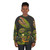 Venus fly trap sweatshirt with skull and leaves design - women