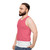 Pantone 17 1928 TCX Bubblegum Unisex Tank Top - men side