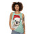 Christmas llama unisex tank top - women