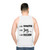 Unisex retro tank top with Pan Am inspired design - men back