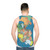 Pangaea supercontinent unisex tank top - men back