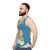 Pangaea supercontinent unisex tank top - men side