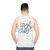 Unisex Gonzo tank top featuring Ralph Steadman's iconic artwork - men back
