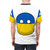 T-shirt featuring a creative Ukraine country flag inspired graphic - men back