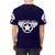 Distressed print t-shirt featuring captain america running club design - men back