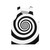 Hypnotic psychedelic swirl unisex tank top