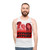 Unisex music tank top featuring Hyphen Hyphen band illustration - men