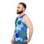 Unisex tank top with all-over print of the iconic Pan Am logo - men side