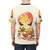 Anime-inspired t-shirt featuring digital art in the style of traditional Japanese ukiyo-e landscape painting with a Super Saiyan character - men back