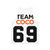 Team Coco unisex football jersey style tank top - Back