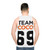 Team Coco unisex football jersey style tank top - men back