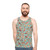 Unisex tank top with hyena print design - men