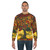 Van Gogh inspired mulberry tree print sweatshirt - men