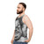 Chris Farley sketch portrait unisex tank top - men side