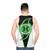 Unisex superhero wrestling tank top - men back