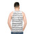 Tchaikovsky Violin Concerto Unisex Tank Top - men back
