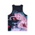 Chobits inspired anime tank top with cat girl and robot design - Back