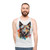 Hungarian Mudi dog watercolor painting on unisex tank top - men