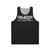 Paladin unisex tank top with "Lawful Good and Violent About It" design