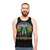 Unisex superhero comedy tank top with "Painting A Superhero So Cool" design - men