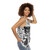 Tattoo Collage Unisex Tank Top - women side