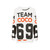 Team Coco Football-Style Sweatshirt - hanging