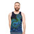Vibrant Azure Dragon Unisex Tank Top - men