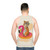 Tropical flamingo and tiger unisex tank top - men back