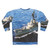 USS Edson DD 946 Navy Sweatshirt - Back