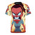 Vibrant graphic t-shirt featuring an angry cartoon character design from the Netflix series Big Mouth