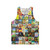 Unisex tank top with children's books graphic