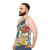 Unisex tank top with children's book covers design - men side