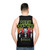 Goth and punk rock unisex tank top - men back