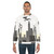 Edgy urban smog sweatshirt with dark graphic design - men
