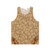 Chicken-themed unisex tank top with crimpy texture design