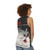 Unisex tank top with "Red School House" design - women back