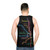 Chicago Trains Map Unisex Tank Top - men back