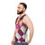 Unisex geometric design tank top - men side