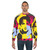 Nostalgic 90s style geometric graphic design sweatshirt - men