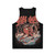 Retro kaiju monster anime tank top - Back