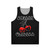 Unisex dark tank top with cherry glazerr glazed cherries design