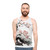 Cherry blossom and Japanese ink unisex tank top - men