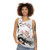 Cherry blossom and Japanese ink unisex tank top - women