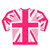 United Kingdom Union Jack Pink Sweatshirt - Back