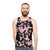Cherry Blossom Floral Pattern Unisex Tank Top - men